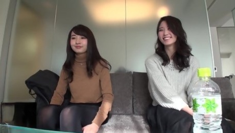 Ai and Misato get laid part 2 - uncensored amateur jav japan brunette pale