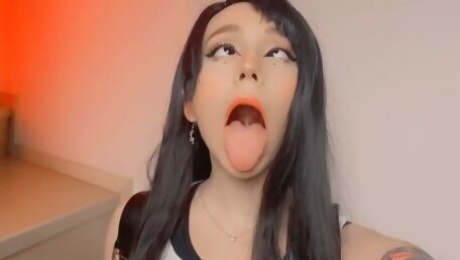 Hot Ahegao compilation with AliceBong