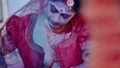 Desi Cute 18+ Girl Very 1st wedding night with her husband and Hardcore sex ( Hindi Audio )