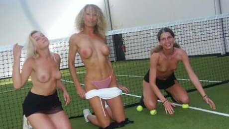 The MILf introduces young to orgy tennis