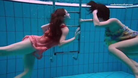 Video  Elegant Liza and Alla's poolside xxx